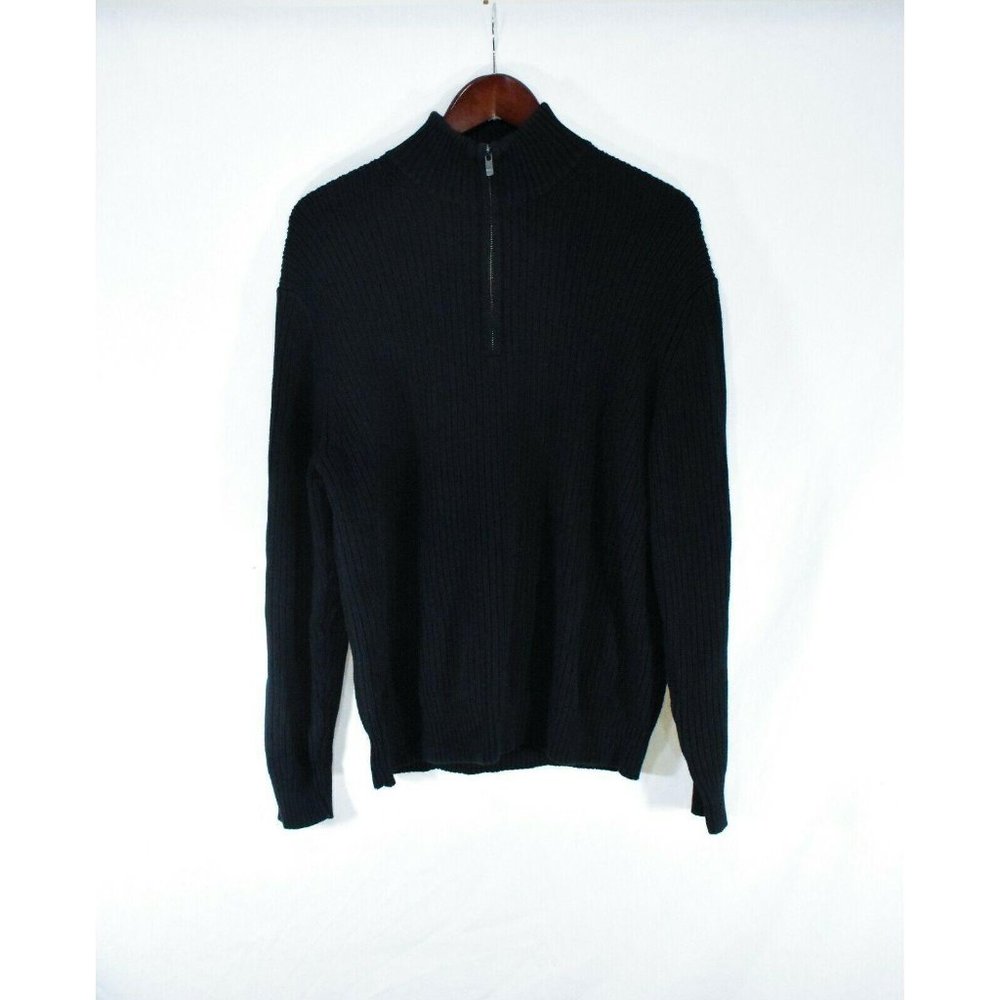 Men’s Calvin Klein Sz L Half Zip Sweater Mock Neck